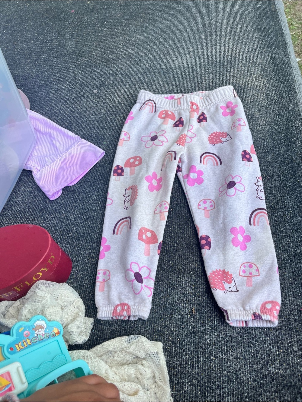 Garanimals Pink and White Polka Dot Baby Hoodie